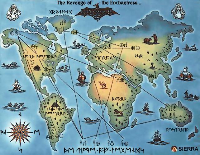 Ultima II - The World Map