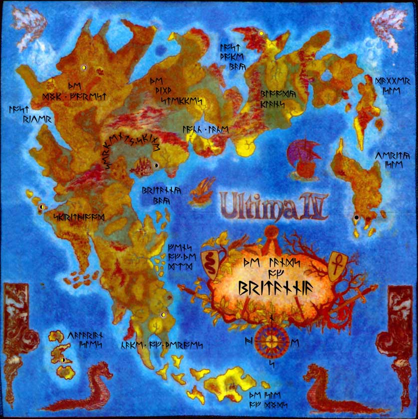 Ultima IV - The Small Map