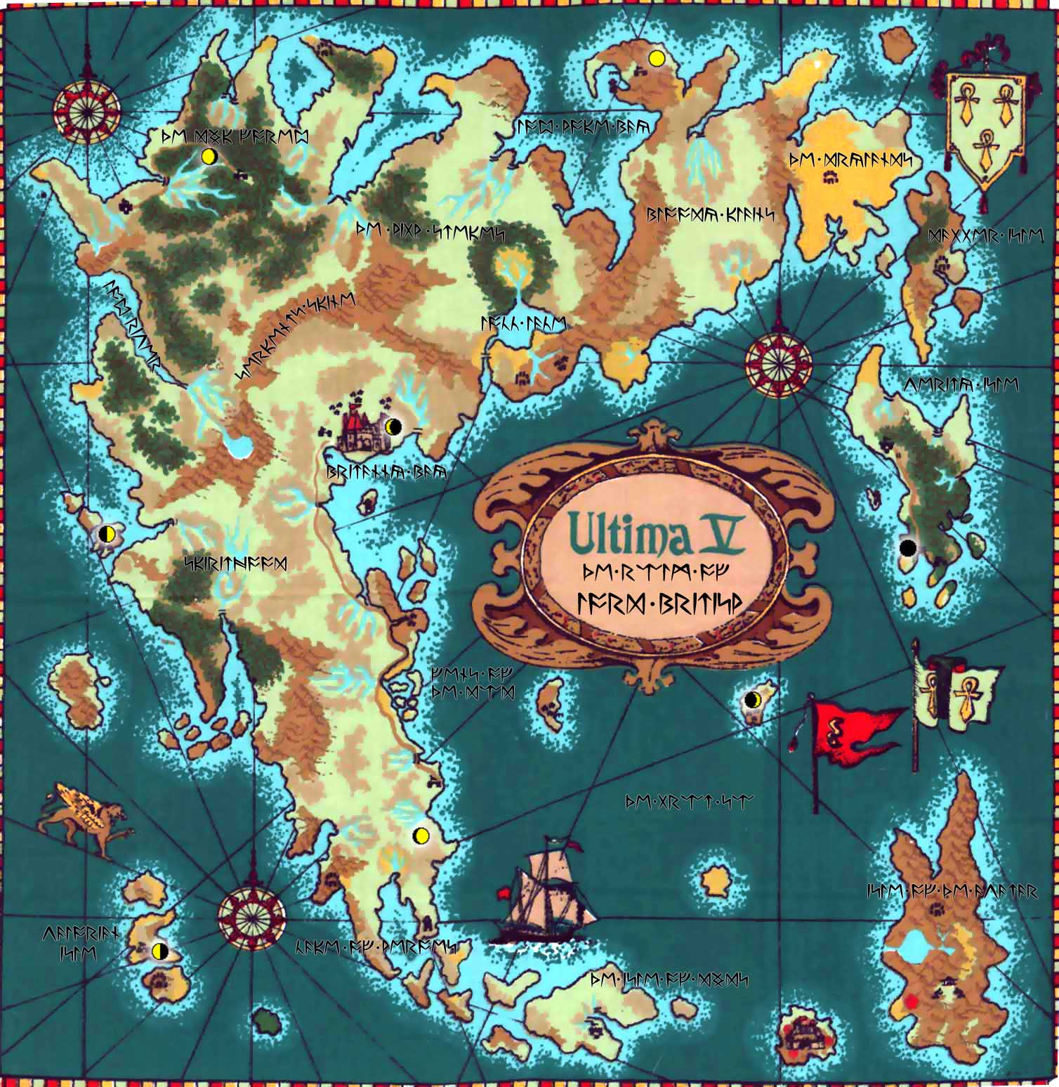 Ultima V - The Large Map